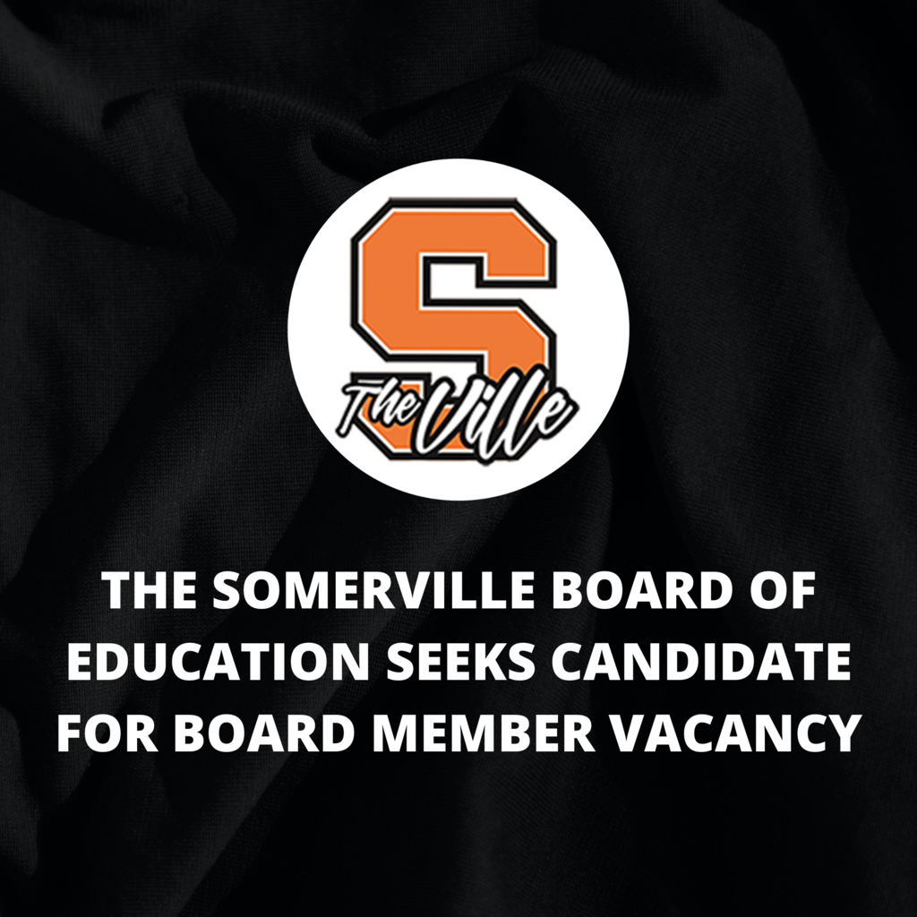 Somerville Schools Logo "The Somerville BOE seeks candidate for board member vacancy"